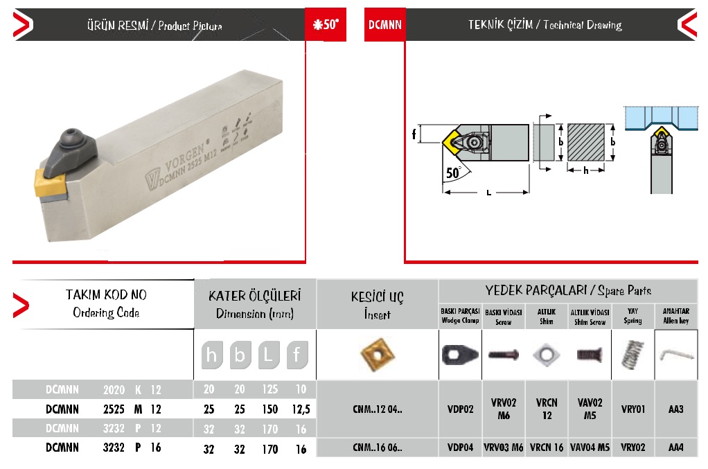 Cán dao tiện DSSNR/L 3232 P19