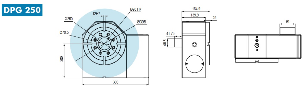 ĐẦU CHIA TỰ ĐỘNG DPG250