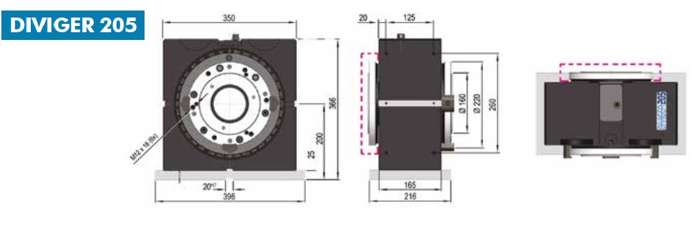 ĐẦU CHIA TỰ ĐỘNG DIVIGER 205