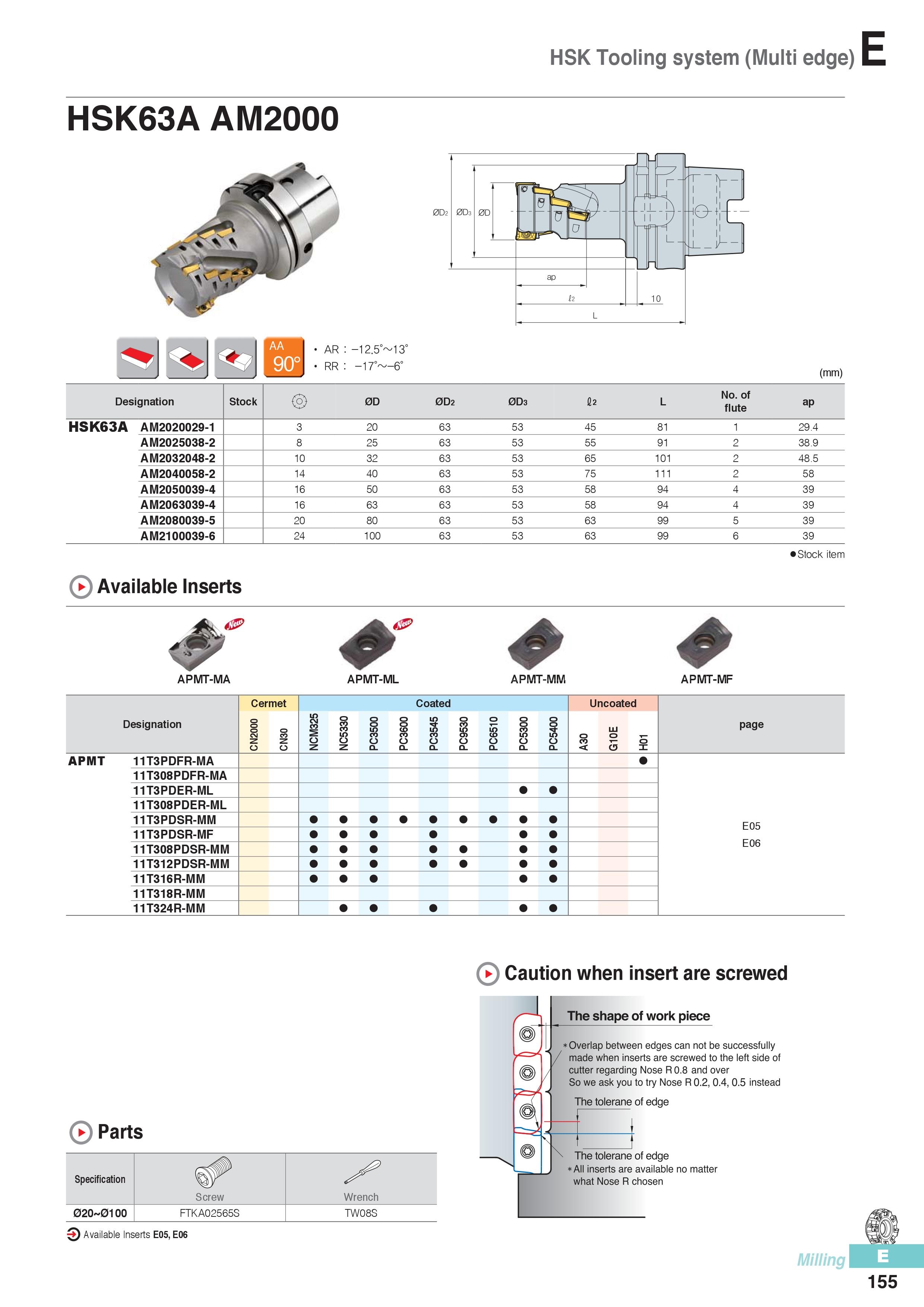 HSK63A AM2000,HSK63A,APMT