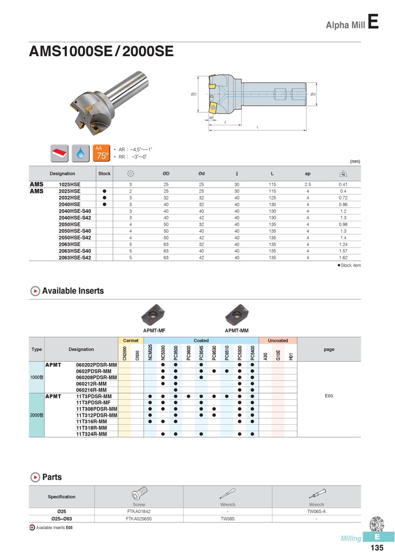 AMS1000SE / 2000SE,APMT,APMT