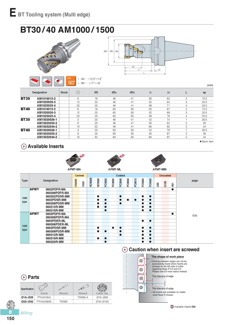 BT30 / 40 AM1000 / 1500,BT30,BT40,BT30,BT40,APMT