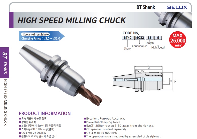 BT30 - MC25 - 80G