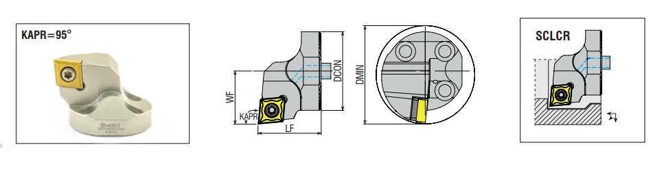 Cán tiện trong chống rung ATTC-A16 SCLCR/L 06 