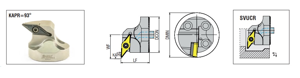 Cán tiện trong chống rung ATTC-A25 SVUCR/L 11 