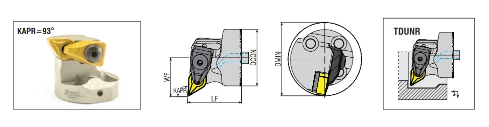 Cán tiện trong chống rung ATTC-A32 TDUNR/L 11 