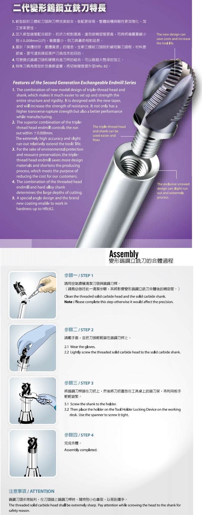 Cán nối hợp kim X-WDEX